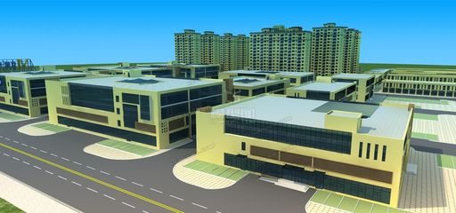 CG原創(chuàng) 模型 宇臻物流園 商貿(mào)城 廠房 物流倉(cāng)庫 幼兒園 住宅 商業(yè) 紅星美凱龍-CG模型網(wǎng)(cgmodel)-專注CG模型